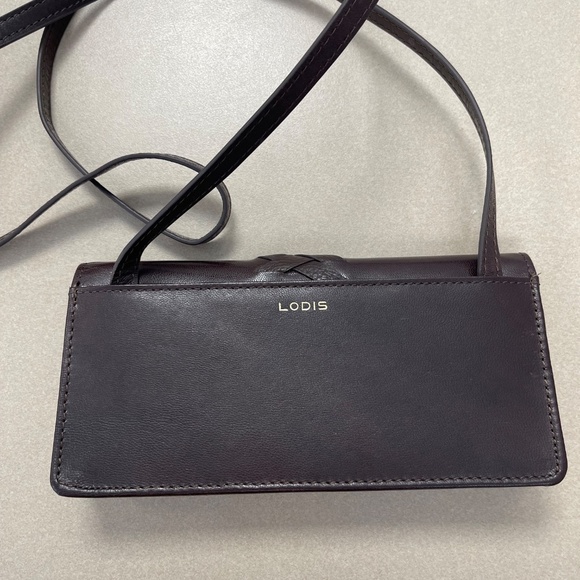Lodis In the Details Sling Crossbody Wallet - Dark Brown- NWT - Picture 3 of 8